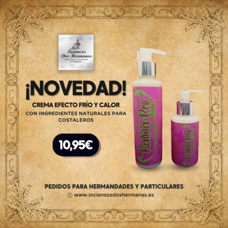 Crema efecto calor para costaleros