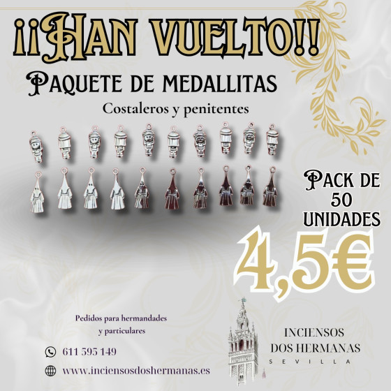 Colección 50 medallitas...